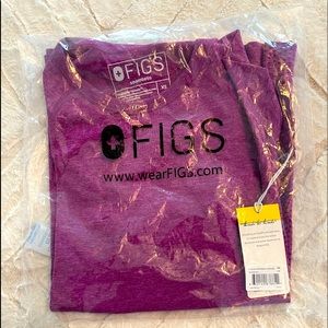 FIGS Underscrub in grape purple. NWT never have been worn.